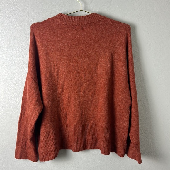 A New Day Orange Dolman Sleeve Sweater - Picture 4 of 5